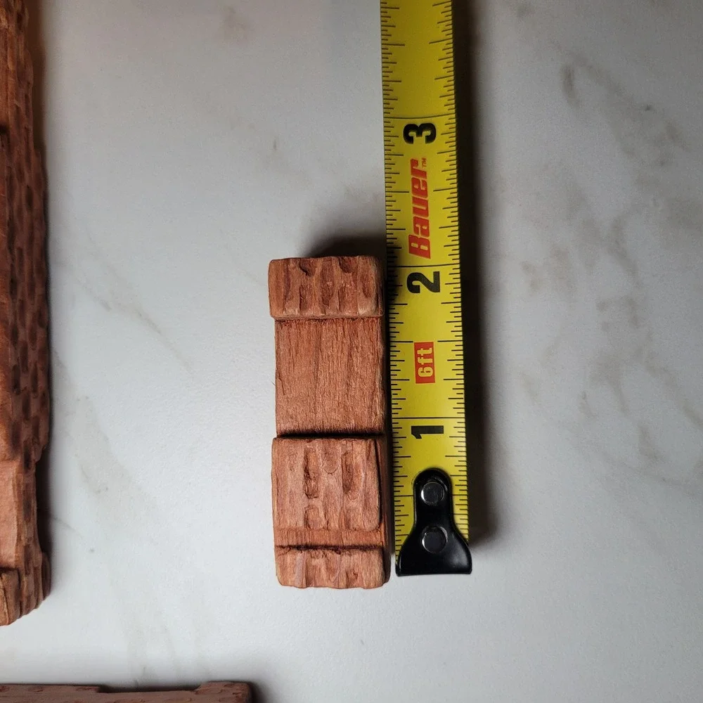 Halsam American Replacement Wood Pieces‎ Mixed Sizes Vintage Toy 15 Pcs Parts